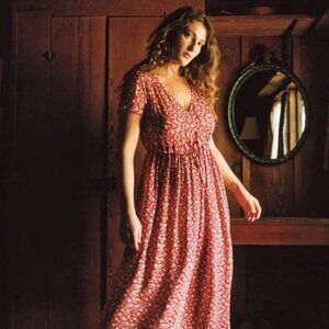 Christy Dawn Simple Dawn Dress - Currant Floral